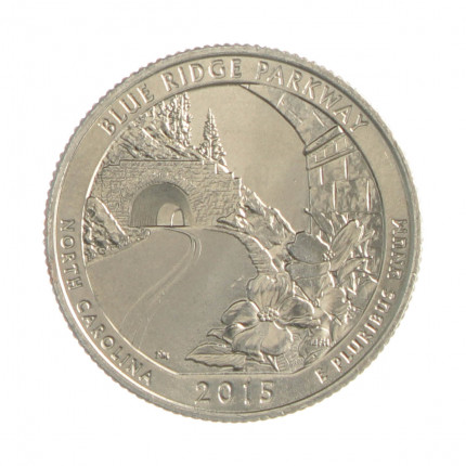 Quarter Dollar 2015 D FC North Carolina: Blue Ridge Parkway