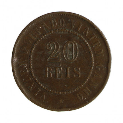 B-798 20 Réis 1889 MBC