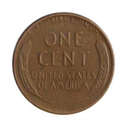 Km#A132 1 Cent 1957 D MBC Estados Unidos  América  Lincoln Cent Espiga de Trigo  Bronze 19(mm) 3.11(gr)