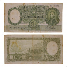 P#271.13 50 Pesos 1967-1968 MBC Argentina América