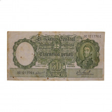 P#271.13 50 Pesos  1967-1968 MBC Argentina  América