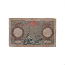 P#2a 100 Lire 1938 BC/MBC África Leste Italiana África C/ Peq. Rasgo