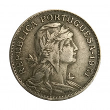 Km#577 50 Centavos 1951 MBC+ Portugal Europa
