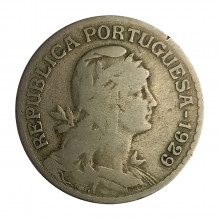 Km#578 1 Escudo 1929 MBC Portugal Europa