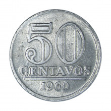 V-272 50 Centavos 1960 SOB