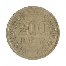 V-020 200 Réis 1877 BC/MBC