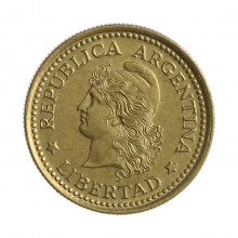 Km#66 10 Centavos 1971 MBC Argentina América Bronze Alumínio 16.5(mm) 2(gr)