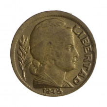 Km#41 10 Centavos 1948 MBC+ Argentina América Bronze Alumínio 19.5(mm) 3(gr)