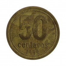 Km#111.1 50 Centavos 1992 MBC Argentina América Bronze Alumínio 25.2(mm) 5.8(gr)