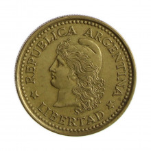 Km#67 20 Centavos 1970 MBC+ Argentina América Bronze Alumínio 18.5(mm) 3(gr)