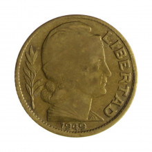 Km#41 10 Centavos 1949 MBC Argentina América Bronze Alumínio 19.5(mm) 3(gr)