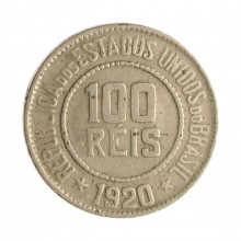 V-074 100 Réis 1920 MBC