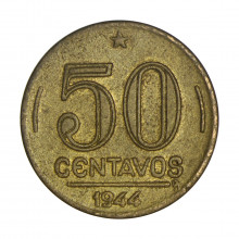 V-193 50 Centavos 1944 MBC+ Com Sigla