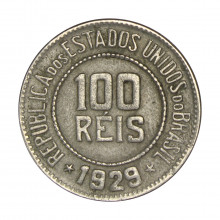 V-083 100 Réis 1929 MBC+