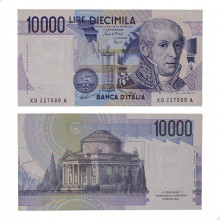 P#112b.2 10000 Lire 1984 SOB+ Itália Europa