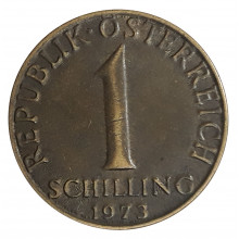 KM#2886 1 Schilling 1973 MBC+ Áustria Europa