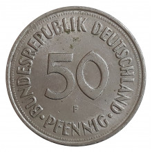 50 Pfennig 1971 F MBC Alemanha Europa