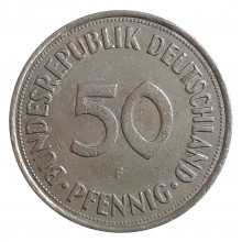 50 Pfennig 1972 F MBC Alemanha Europa