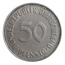 50 Pfennig 1973 F MBC Alemanha Europa
