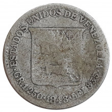 ¼ Bolívar 1945 BC Venezuela América