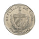 Km#576.2 10 Centavos 2000 MBC+ Cuba América  Aço com revestimento de níquel 20(mm) 4(gr)
