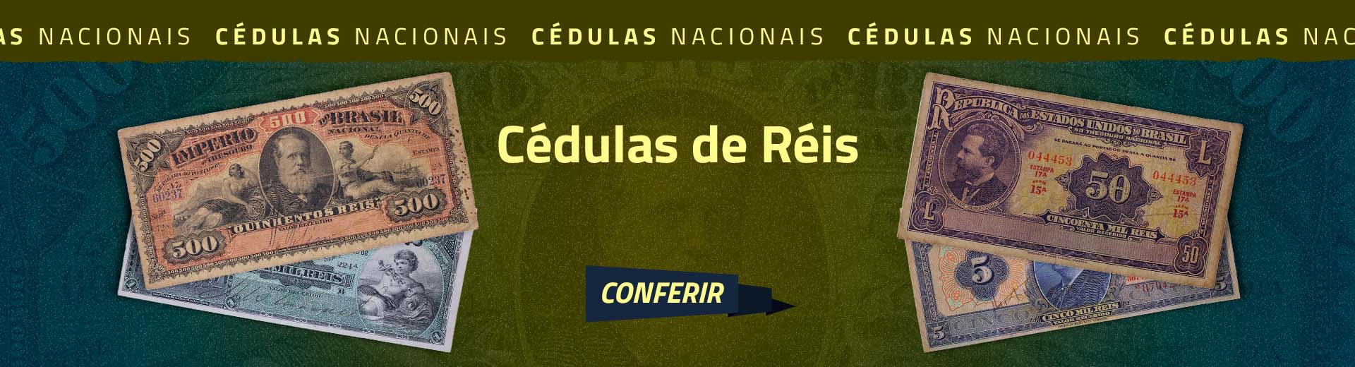 Novos Cadastros de Cédulas de Réis