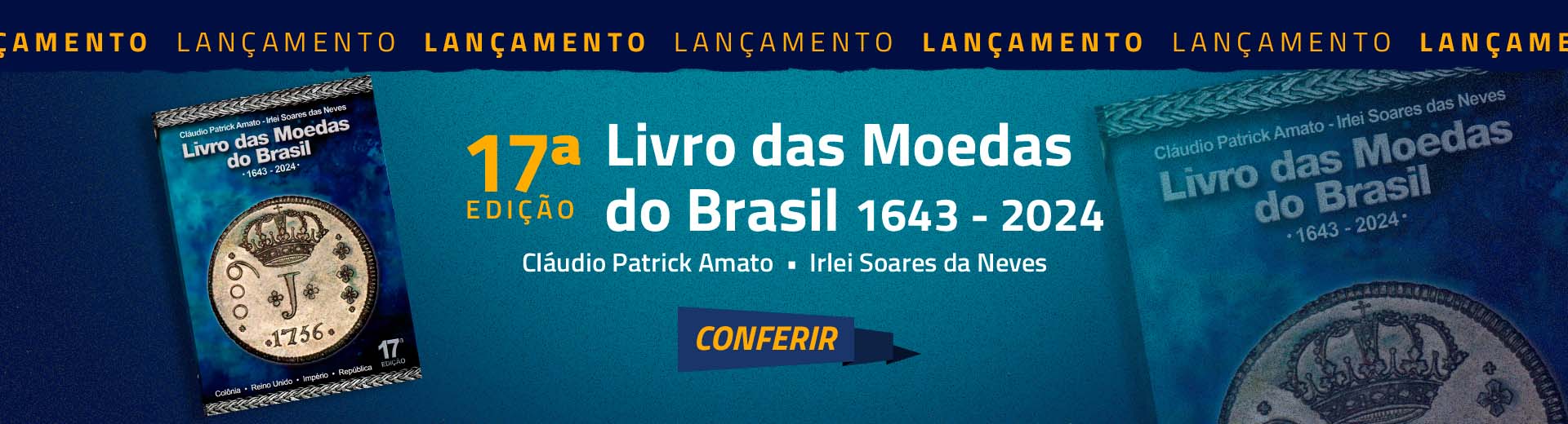 Lançamento: 17ª Edição do Livro das Moedas do Brasil