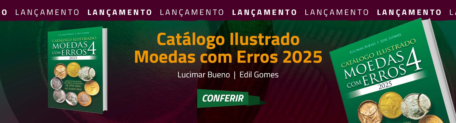 LANÇAMENTO Catálogo Ilustrado Moedas com Erros 2025